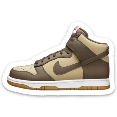 recumbent lazy otter in nike dunks sticker