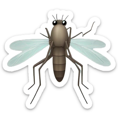 Mosquito com cartola sticker
