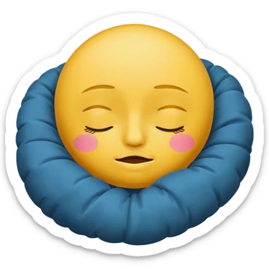sleep emoji sticker
