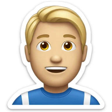 football supporter sticker