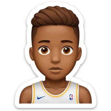 nba young boy  sticker