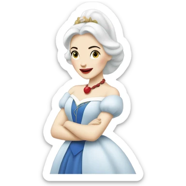 Blanche neige sticker
