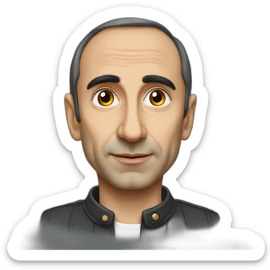 Éric-zemmour-peau-noir sticker