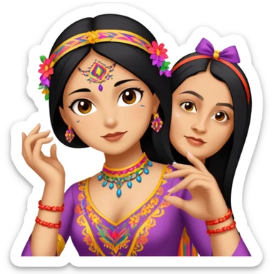 Traditional Dancer sticker