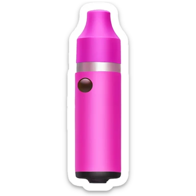 A pink vape sticker