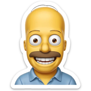 the simpsons, Different every character, only one at a time. sticker