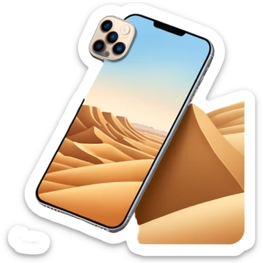 iphone 16 pro max desert titanium sticker