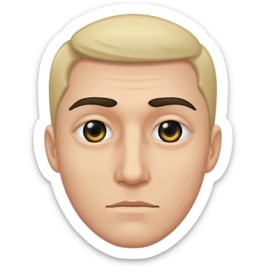 Un mec qui a un œil au beurre noir  sticker