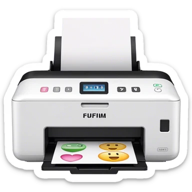 Fujifilm printer sticker