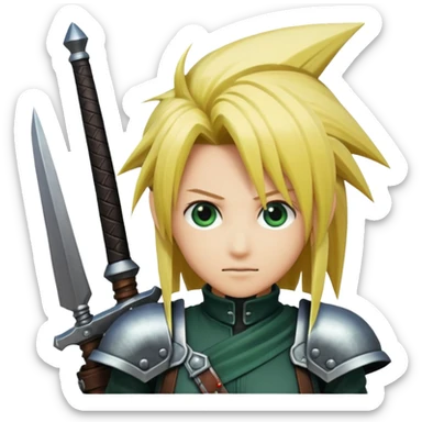 Final fantasy 7 sticker