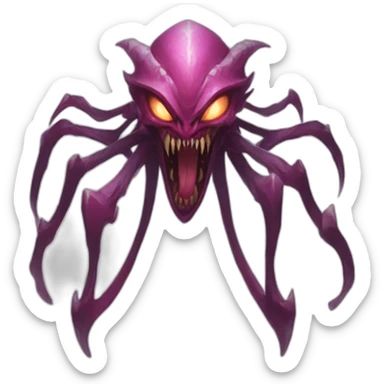 cho'gath from lol sticker