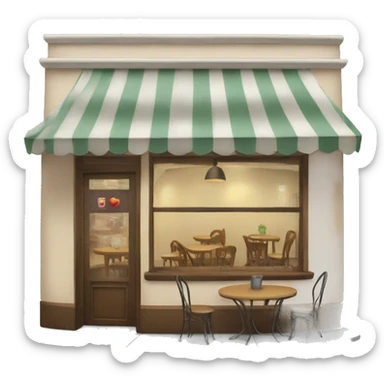 Cafe sticker