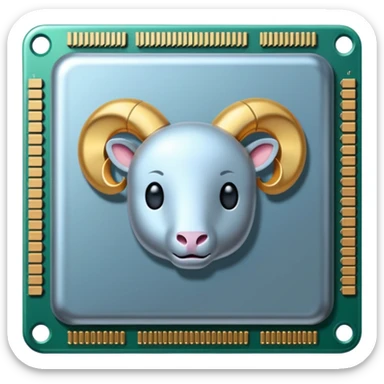 computer memory ram sticker