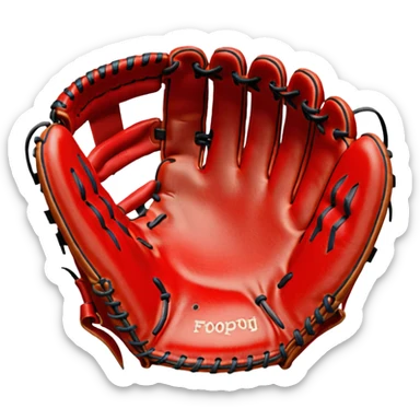 baseball glove (#00A3E0) and red (#F9423A) sticker