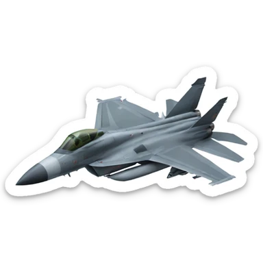 Fighter jet sticker