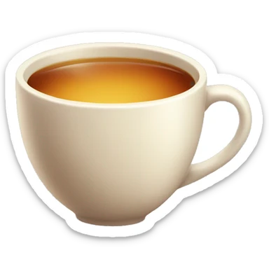 Cup of tea sticker