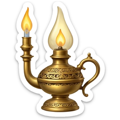 Oil Lamp sticker