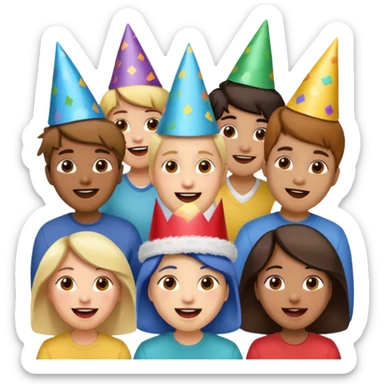 🤩+🥳+😊+🤬+🤗 sticker