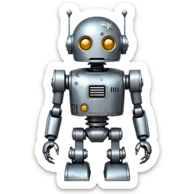 robot star wars sticker