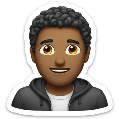 Guy with freeforms  sticker