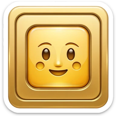 content square award sticker