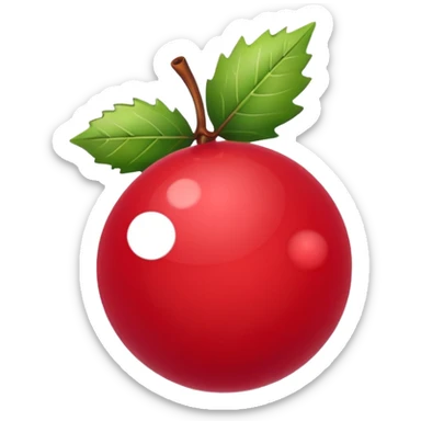christmas berries sticker