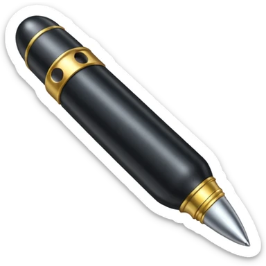 black long bullet 7-.62 sticker