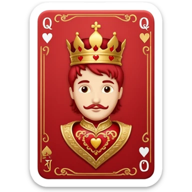 King of Hearts sticker