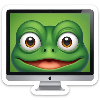 pepe the frog computer content face sticker