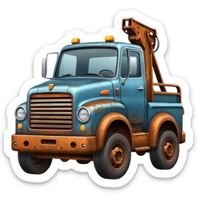 tow truck sticker