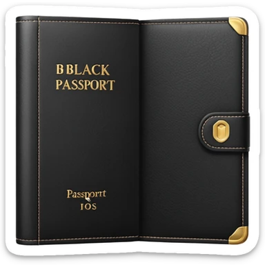 black passport sticker