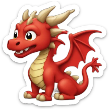 Welsh dragon sticker