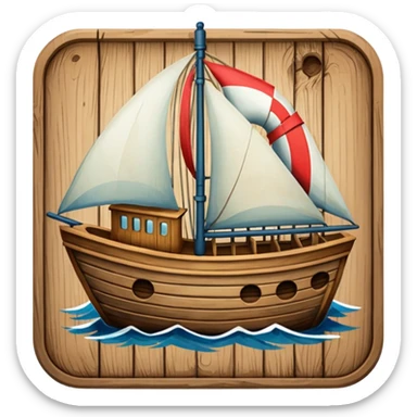 Stern,Nautic sticker