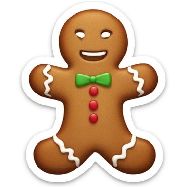 gingerbread sticker
