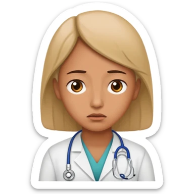 They need some concern on their face; they need to be considering one of two medical options. I don't want doctors!!!! sticker