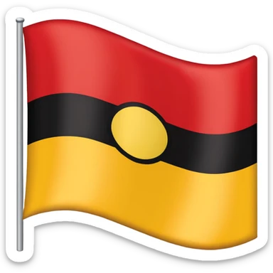Aboriginal flag  sticker