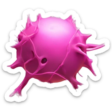 space pink element neural connections pink lightish sticker