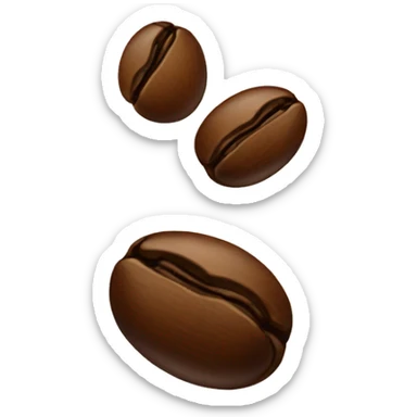 coffee beans sticker