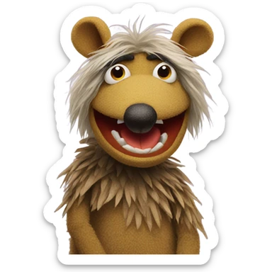 Animal from the muppets sticker