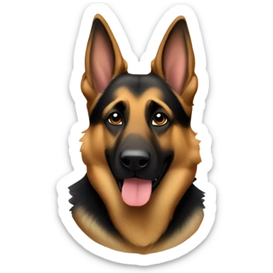 isabella german shepherd sticker