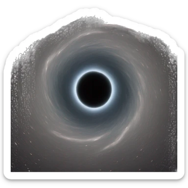interstellar black hole  sticker