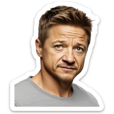 jeremy renner sticker