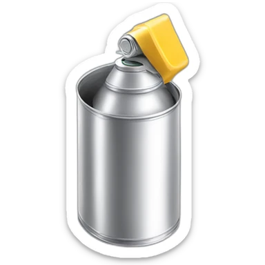 spray paint can sticker