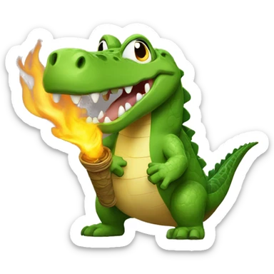 Torch croc coahuila sticker