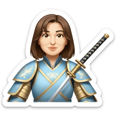 Elegant Samurai sticker