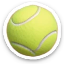 A tennis court at the Roland Garros tournament, with the iconic clay surface and a tennis ball bouncing near the net. The scene evokes the energy and excitement of the grand event, with vibrant crowds in the stands and a competitive atmosphere. sticker