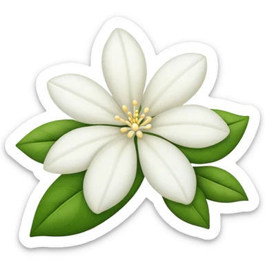 ￼ jasmine flower sticker