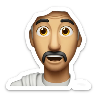 shocked-arabian-man sticker