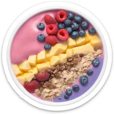 Smoothie bowl sticker