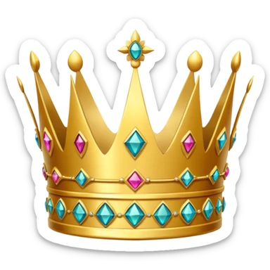 queen crown sticker